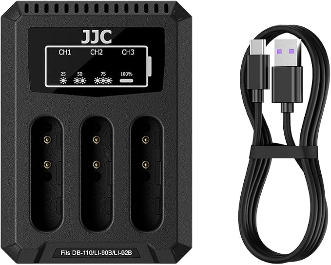 JJC DB-110 Battery Charger USB Multi-Slot