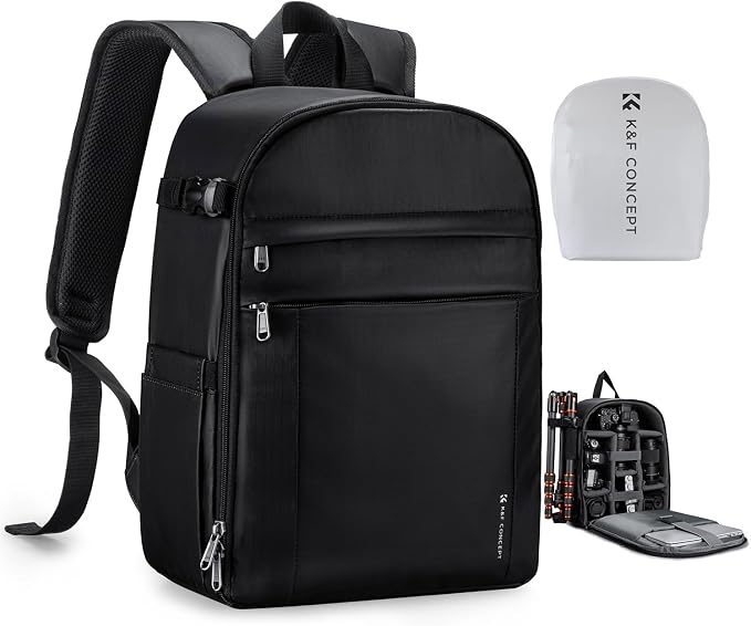 K&F CONCEPT Camera Bag Backpack, Professional DSLR/SLR/Mirrorless Camera