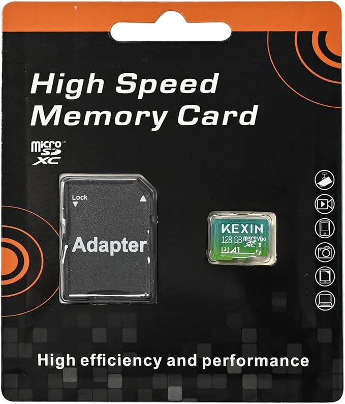 KEXIN 128GB Micro SD Card with Adapter