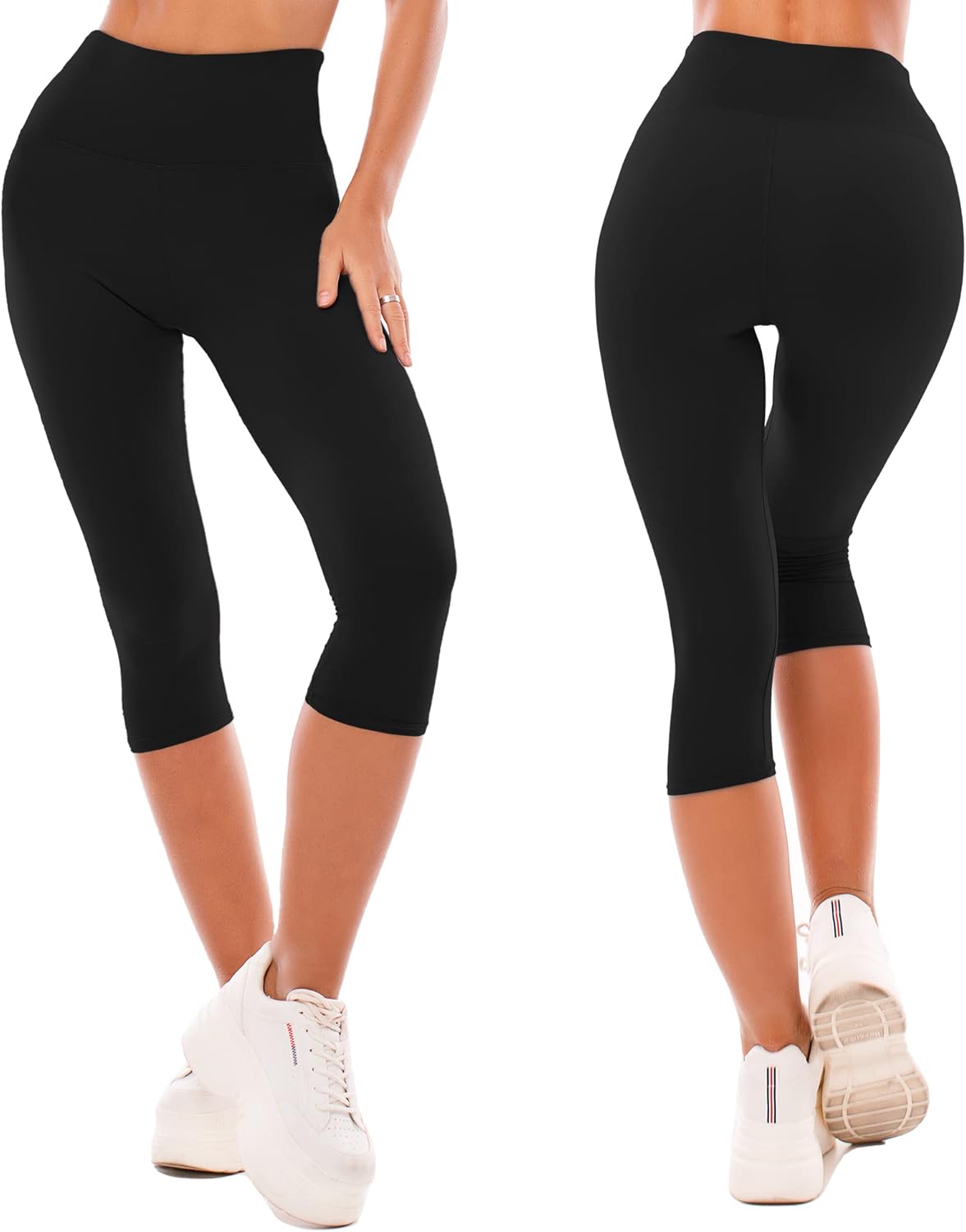 SINOPHANT High Waisted Leggings for Women - Buttery Soft Full Length Yoga Pants for Athletic Workouts