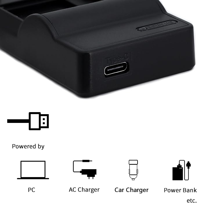 Norifon NP-120 USB Charger for Fujifilm FinePix 603, FinePix F10, FinePix F10