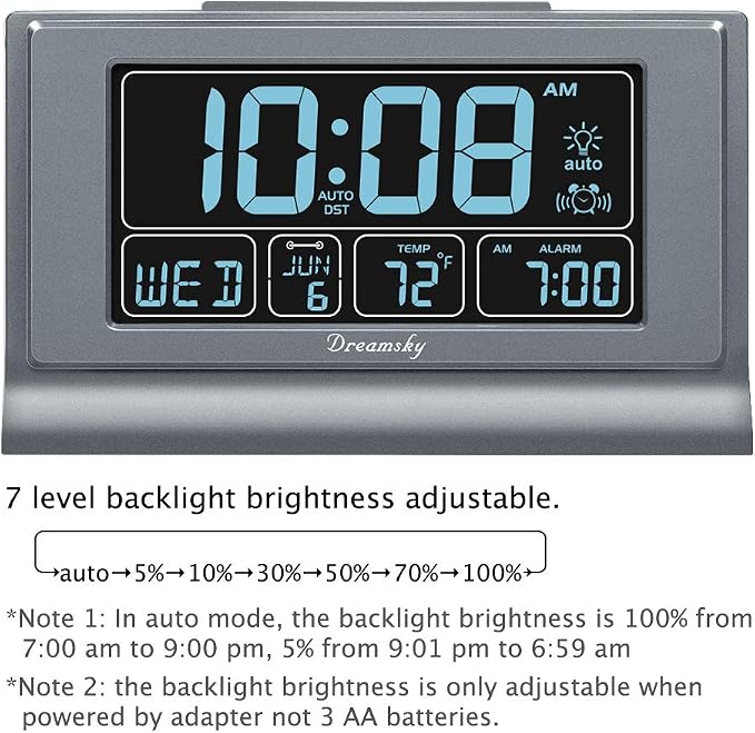 DreamSky Digital Alarm Clock