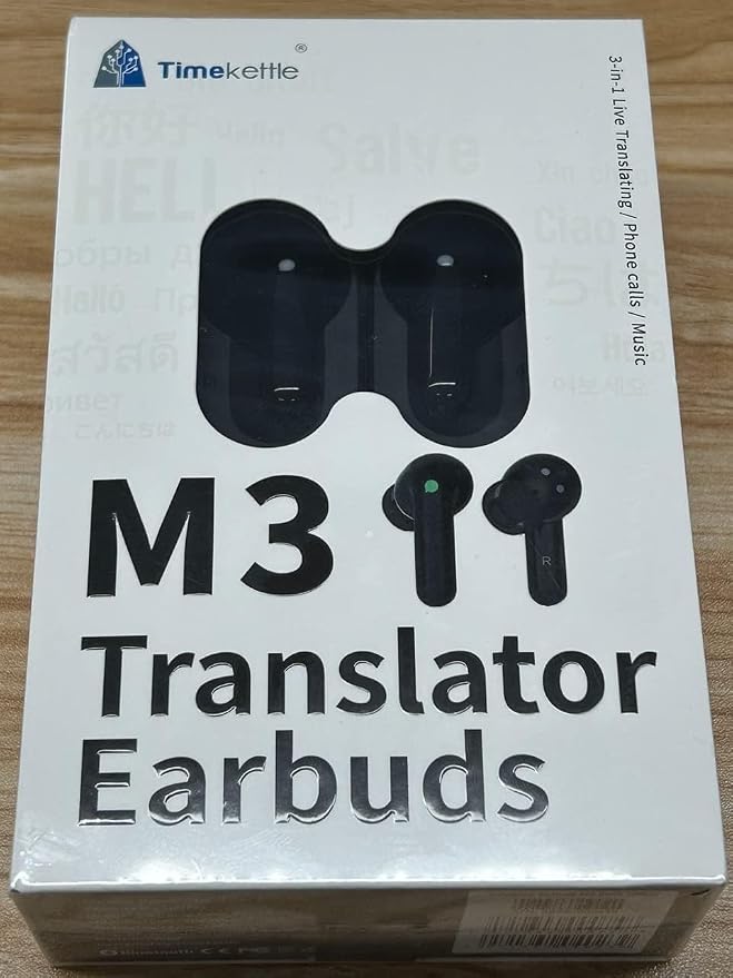 Timekettle M3 3 in 1 Language Translation Earbuds, 43 Languages & 96 Accents