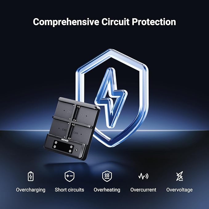 NEEWER NP-F970 4 Channel Charger