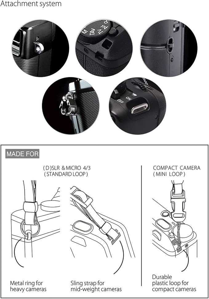 CP008 Camera Shoulder Neck Strap compatible