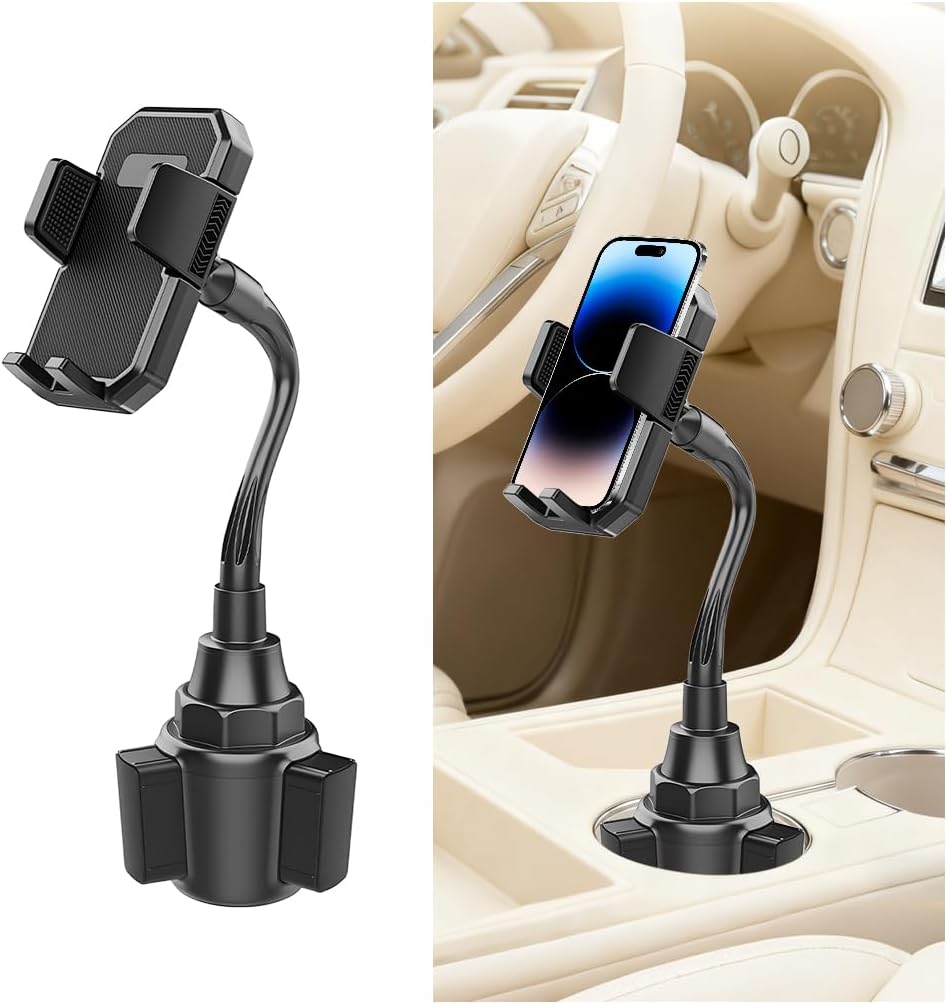 360° Rotatable Long-Neck Cup Holder Phone Mount, Style X907