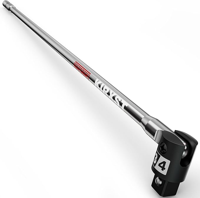 41-Inch 3/4” Drive Breaker Bar, Heavy Duty Extension Breaker Bar, 250° Rotatable Head, Premium Chromium Molybdenum Steel, Mechanical Work, Automobile and Motorcycle Maintenance and Repair
