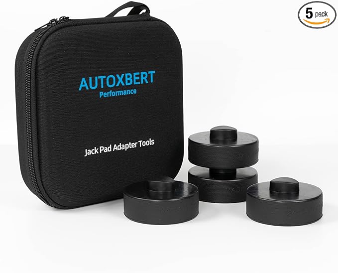 AUTOXBERT 4pcs Rubber Jack Pad Support Point Adapter Jacking Trolly Car Removal Repair Tool for Porsche 911 964 993 996 991 Cayman Boxster