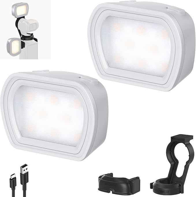 NEEWER Basics 2 Pack Magnetic Auxiliary Light Compatible