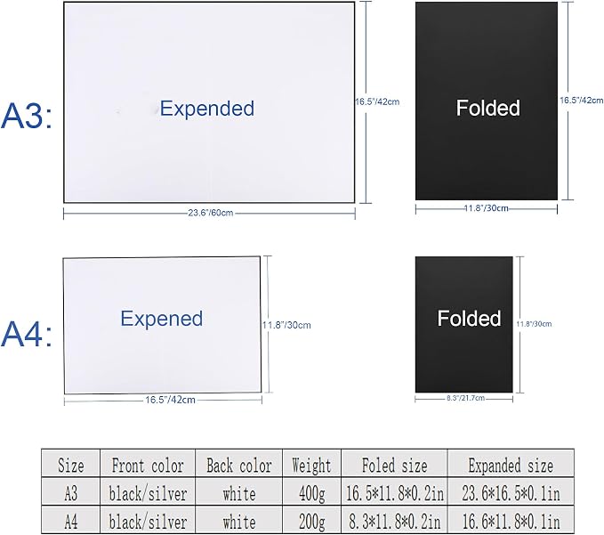 Photography Reflector Cardboard, Light Control Board