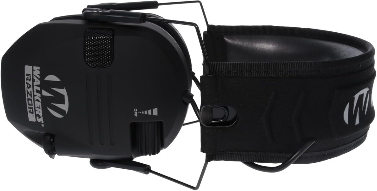 Walker’s Razor Slim Electronic Muff - Noise-Canceling Hearing Protection | Lightweight & Comfortable