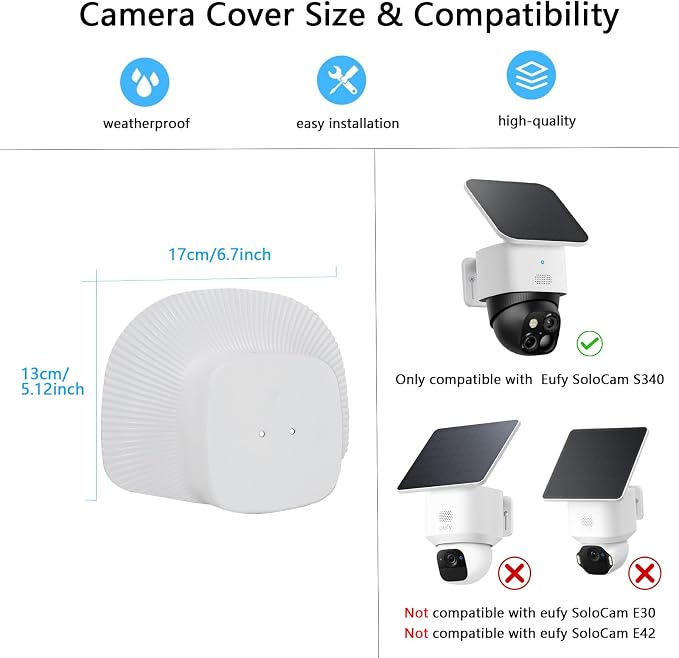 2Pack UV Rain Cover Compatible