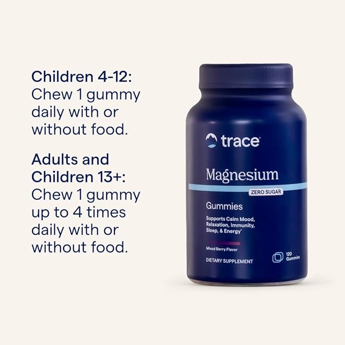 Sugar Free Magnesium Gummy Mixed Berry Flavor