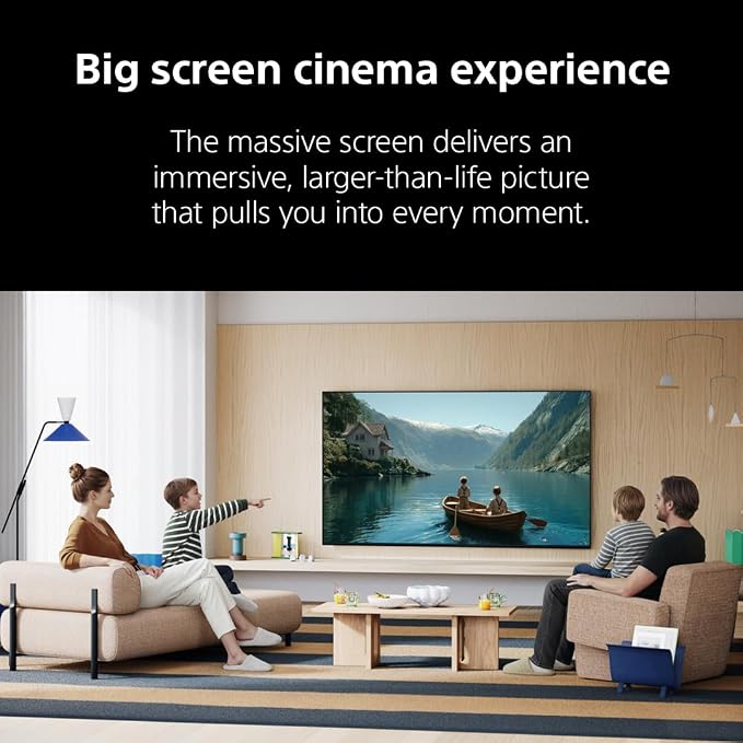 Sony 65 Inch BRAVIA 3 II LED 4K HDR Smart Google TV with Gemini K-65XR30M2 | Anti-Glare, XR Processor with AI Technology, Dolby Vision/Atmos, 120Hz Refresh Rate, 4K movie credits included, 4xHDMI 2.1