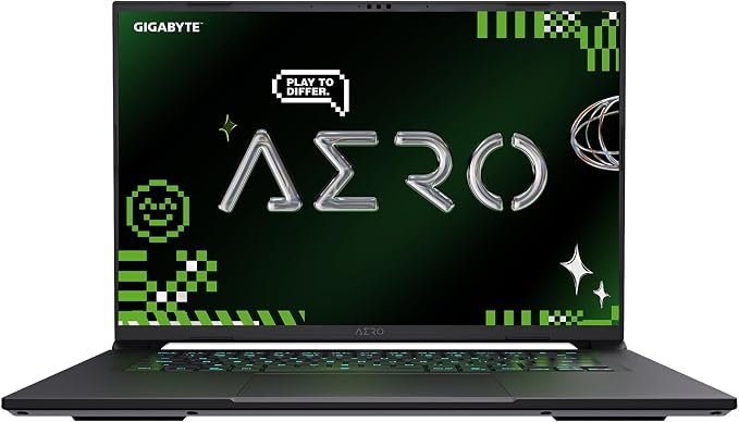 GIGABYTE AERO X16, Copilot+ PC - 165Hz 2560x1600 WQXGA - Manufactured by NVIDIA GeForce RTX 5070 - AMD Ryzen AI 9 HX 370-1TB SSD with 32GB DDR5 RAM - Windows 11 Home - Space Gray - 2WHA3USC64AH