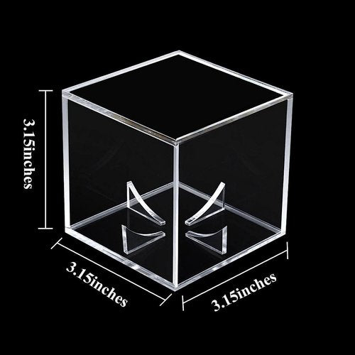 Danodoi Baseball Display Case - UV Protected Acrylic Holder for Official Size Baseballs | Clear Cube Autograph Box