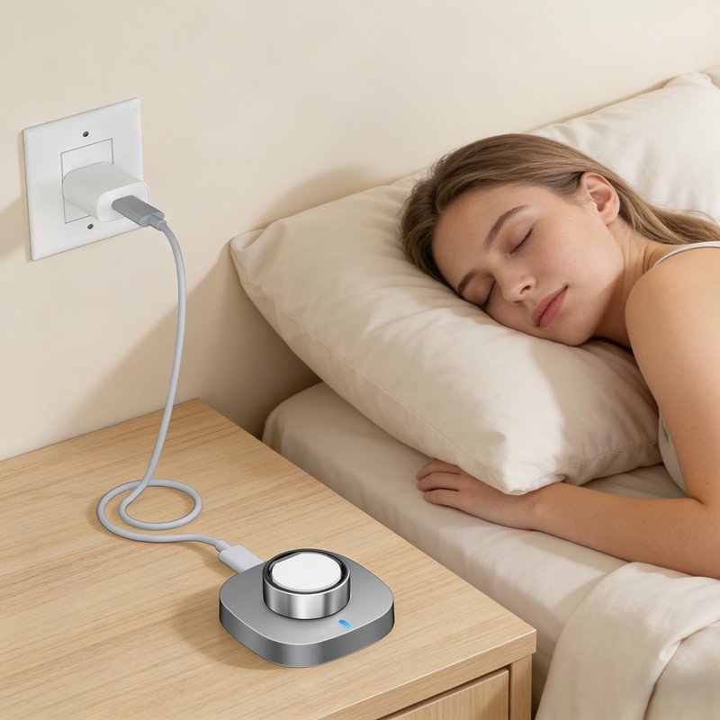 Vigamen Charger Compatible with Ultrahuman Ring-Size 7,Fast Safe Charging Dock with USB-C Cable,Portable Design for Ultrahuman Ring Air,Silver Gray