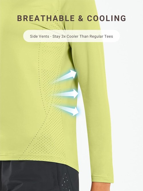ALLZERO Rash Guard for Women - UPF 50+ Long Sleeve Quick Dry Sun Shirt for Workout & Outdoor Activities