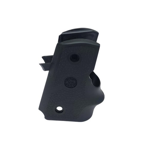 Hogue OverMolded Rubber Grip w/Finger Grooves for para Ordnance P-10, Black - 23000