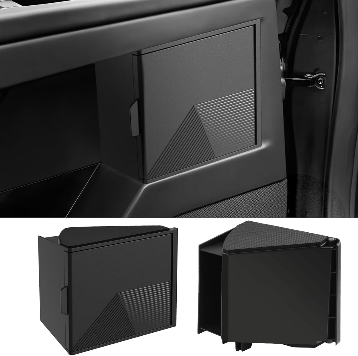 For Center Console Armrest Organizer Tray ABS Materials Compatible with 2007–2013 Chevrolet Silverado/Sierra/Yukon&Yukon XL/Tahoe/Suburban/Avalanche–Jump Seats