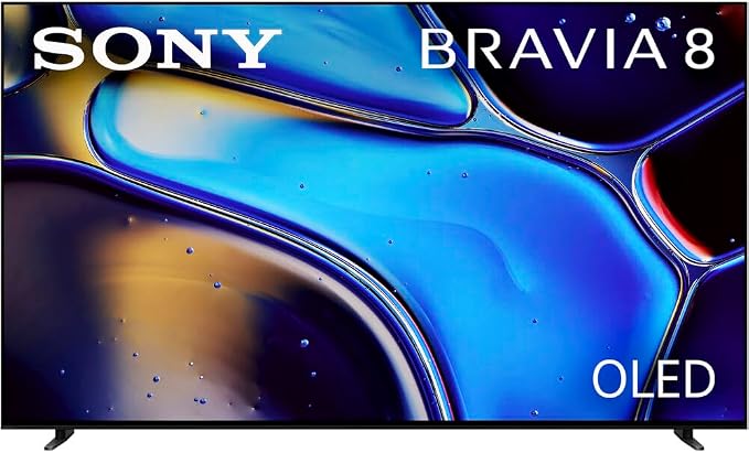 Sony K77XR80 BRAVIA 8 77 inch 4K HDR Smart OLED TV 2024 Bundle with Premiere Movie Streaming Package & TV Setup Bundle with Wall Mount + Surge Adapter + HDMI Cable & More