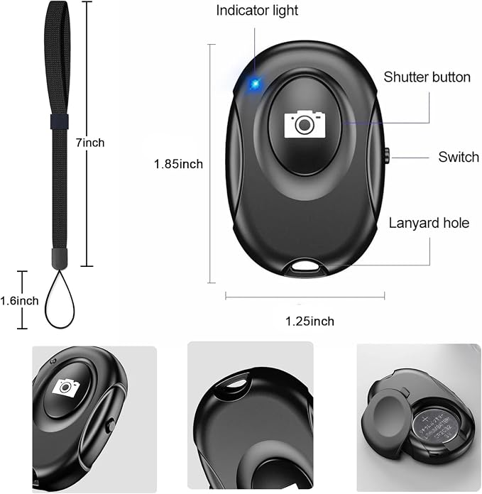 Wireless Camera Shutter Clicker | Camera Shutter Remote Control
