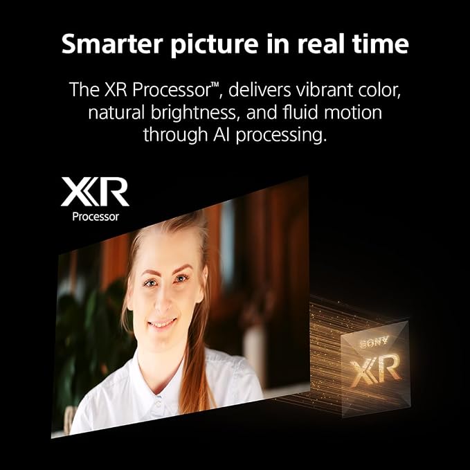 Sony 85 Inch BRAVIA 3 II LED 4K HDR Smart Google TV with Gemini K-85XR30M2 | XR Processor with AI Technology, Dolby Vision/Atmos, 120Hz Refresh Rate, 4K movie credits included, 4xHDMI 2.1, PS5 Features