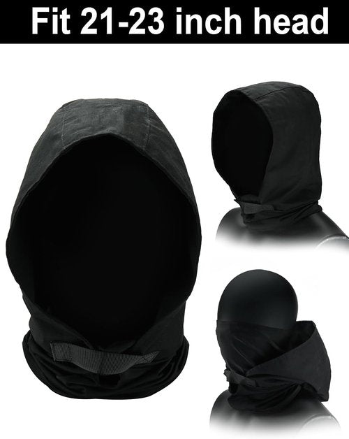 Guayma Tactical Full Face Airsoft Paintball Mask - Cyberpunk Balaclava for Halloween Cosplay