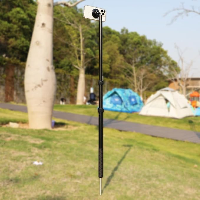 Camera Ground Spike for Monopod Selfie Stick, 1/4-20 Screw Staniless Steel