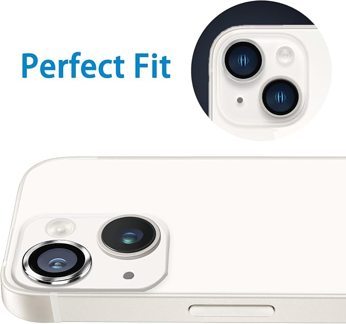 Compatible with iPhone 15 and 15 Plus Camera Lens Protector, Anti-Scratch Lens