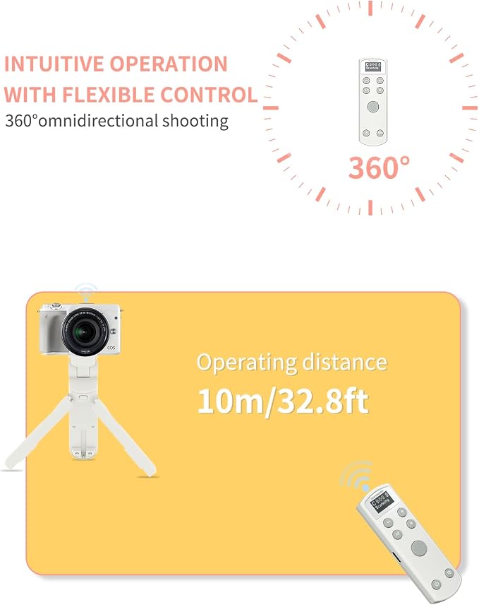 Hanpusen Rechargeable Camera Remote Control