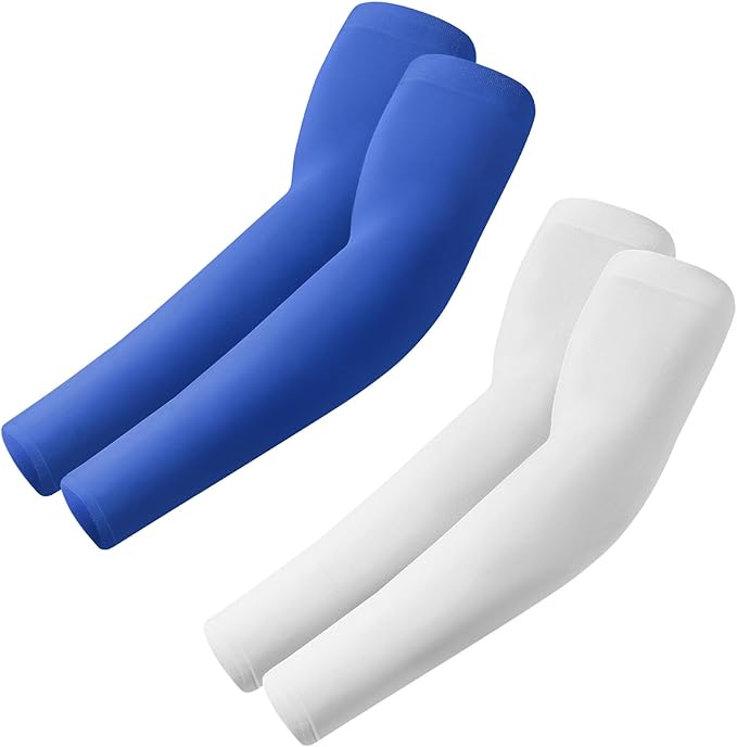 Arm Sleeves, Cooling UV Sun Protection Sports Compression for Men/Women