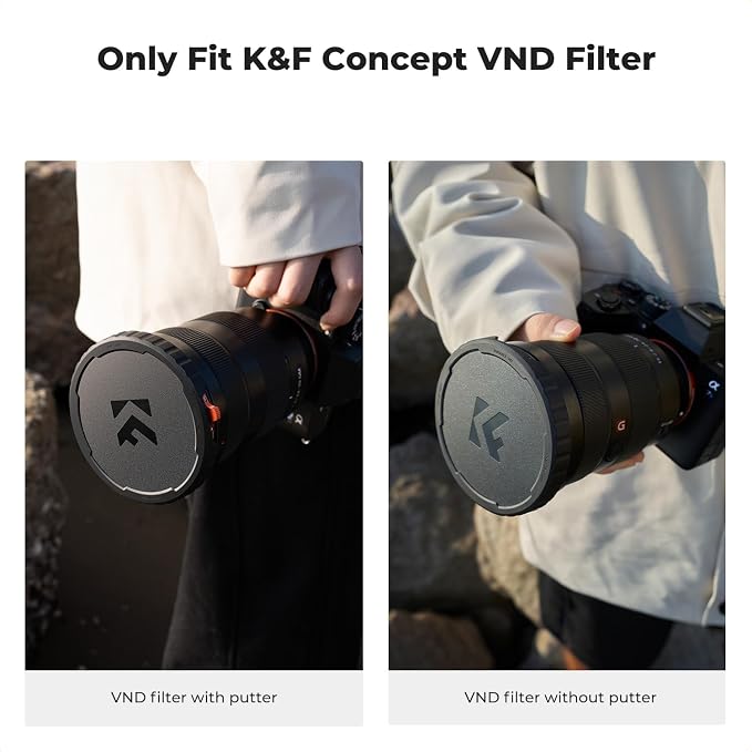 K&F CONCEPT 67mm Variable ND Lens Filter Cap TPU Filter Cap Only