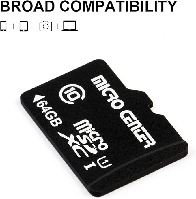 INLAND Micro Center 64GB Class 10 MicroSDXC Flash Memory Card