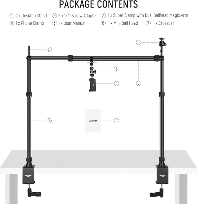 NEEWER Overhead Camera Mount Rig