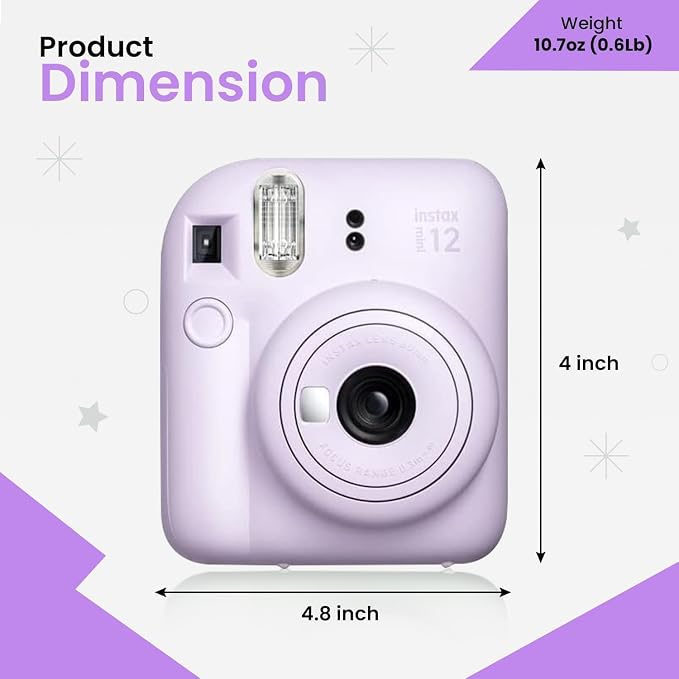 Fujifilm INSTAX MINI 12 Blue Bundle 2025)