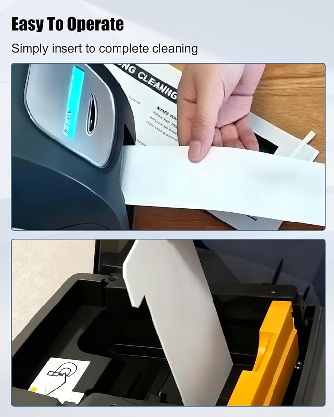 4 PCS Cleaning Kits Fit for Zebra ZXP Series 1 ZXP Series 3 ID Card Printers