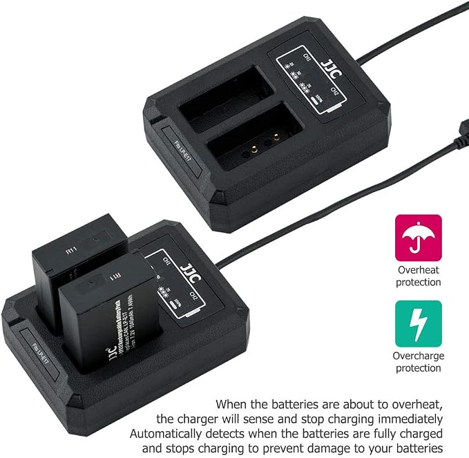 JJC LP-E17 Battery Charger USB Dual Slot