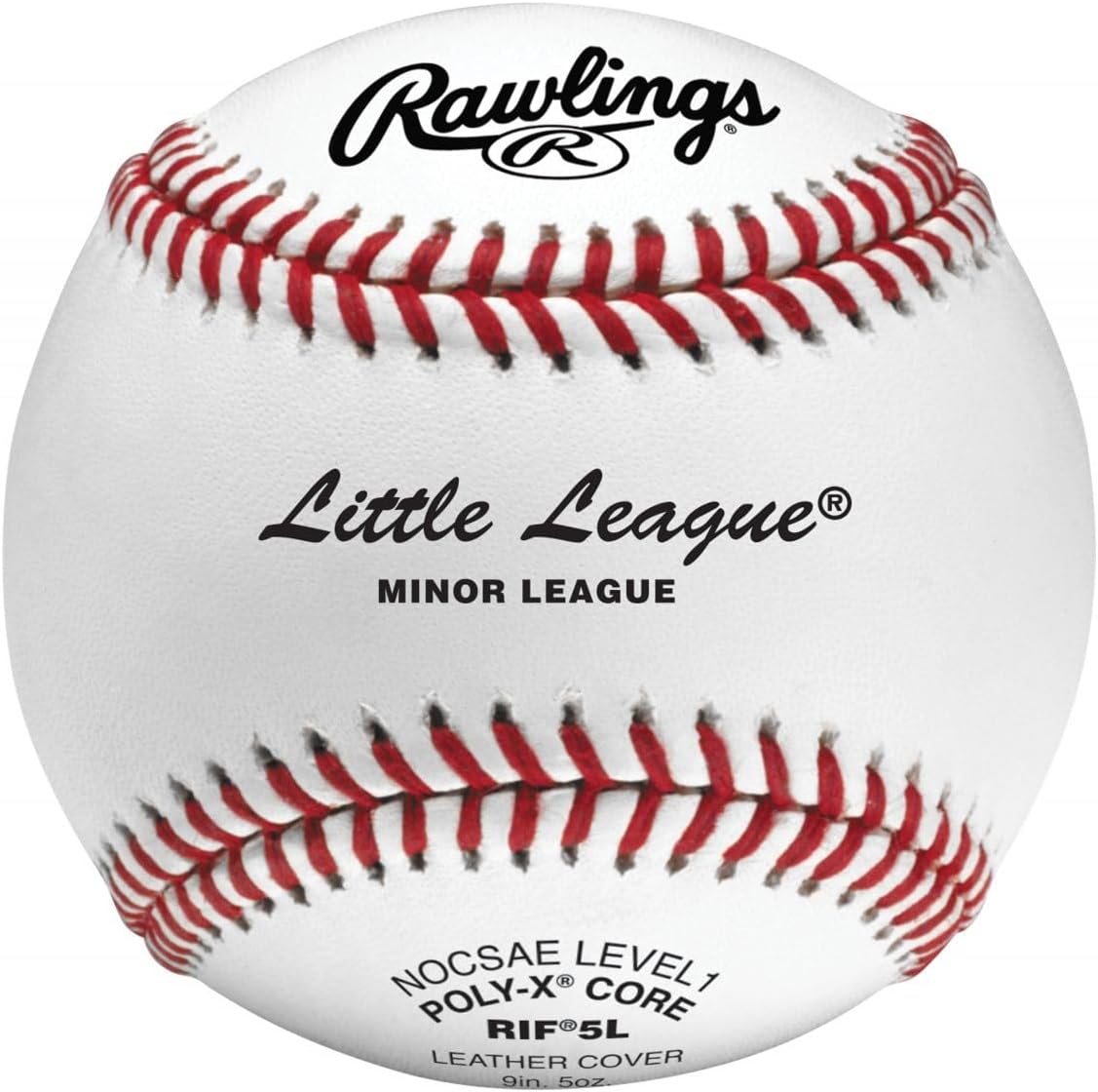 Rawlings RIF Little League Training Baseballs - 12 Count | Level 5 (Ages 7-10) & Level 10 (Ages 10+) Options