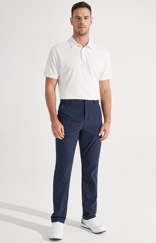 Libin Men's Golf Pants - Quick Dry Lightweight Stretch Trousers | Casual Comfy Fit in 30"/32"/34" Sizes