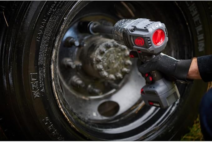 Ingersoll Rand W8571-K2 3/4" 20V Cordless Impact Wrench 2 Battery Kit, 2000 ft-lb Torque, 6" Extended Anvil, Friction Ring Thru-hole, Pistol