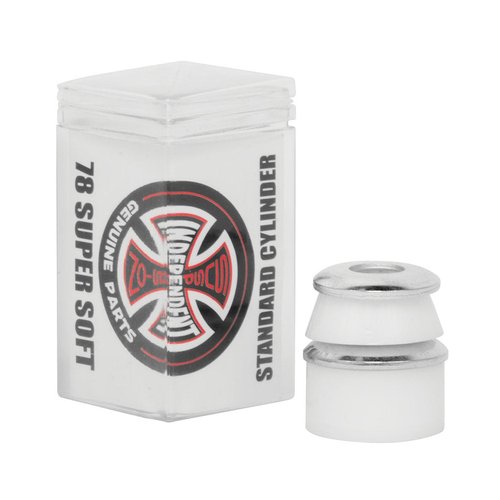 Independent Standardcylinder Cushions 78a White 2pr W Washers Skateboard Bushings