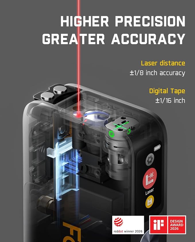 Fanttik A10 Apex 3-in-1 Digital Laser Tape Measure