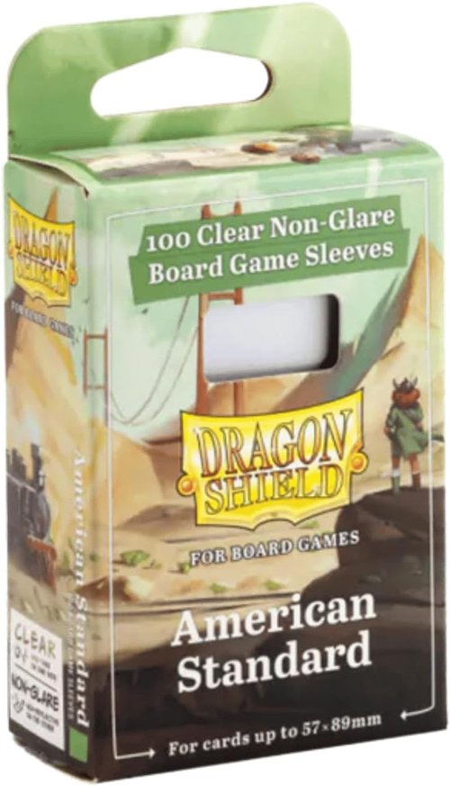 Dragon Shield Board Game Sleeves - Non-Glare Card Protectors for Tabletop Games | Durable & Acid-Free | Fits Gloomhaven, Wingspan & More | 1 Pack