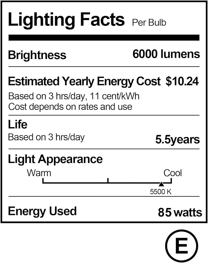 2Pcs 85W Light Bulb 5500K CFL Roas Daylight Spiral Softbox Lighting Kit Bulb in