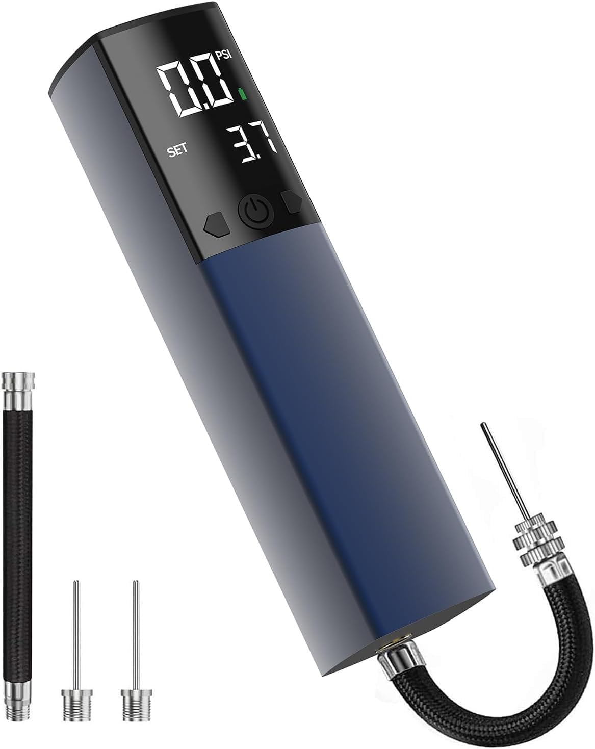 Pumteck Electric Ball Pump - Smart Portable Air Pump with Digital LCD Display & Pressure Gauge for Sports Balls