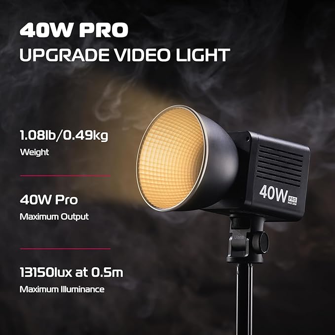 ULANZI 40W Pro Portable LED Video Light