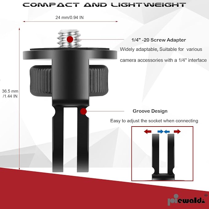 Aluminum Alloy Tripod Adapter, Compatible