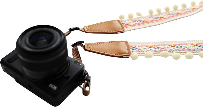 Original Design Personalized Adjustable Camera Strap Super Colorful & Cute