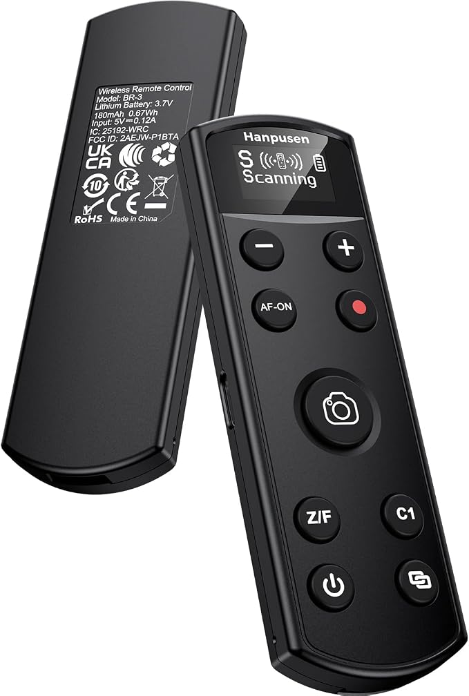 for Sony Camera Remote Control, Hanpusen Rechargeable Wireless Shutter Release